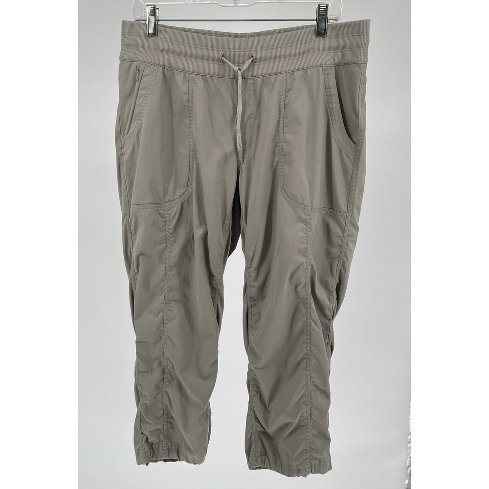 The North Face Capri Active Pants Quick Dry Drawstring Tan Women's Size Large